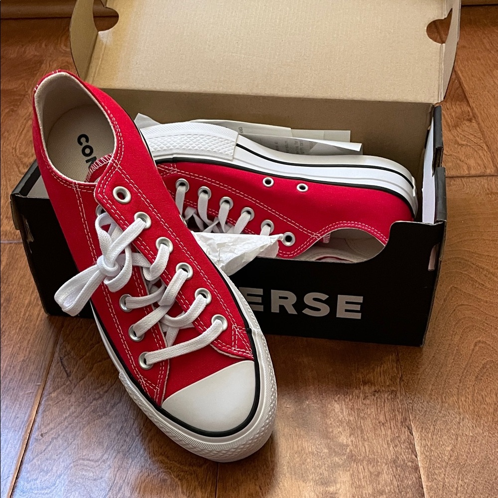 Converse women Bright Red Sneakers
